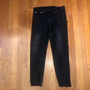 Zara high waisted skinny jeans
